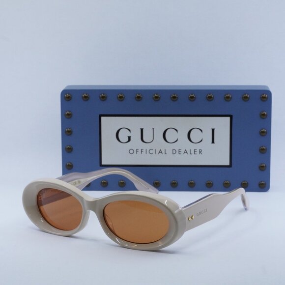 Final Price! Gucci GG1527S 004 Beige/Rust Brown Sunglasses